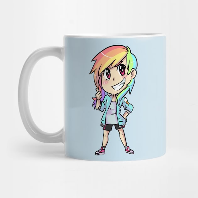 Chibi Rainbow Dash by Spacey’s